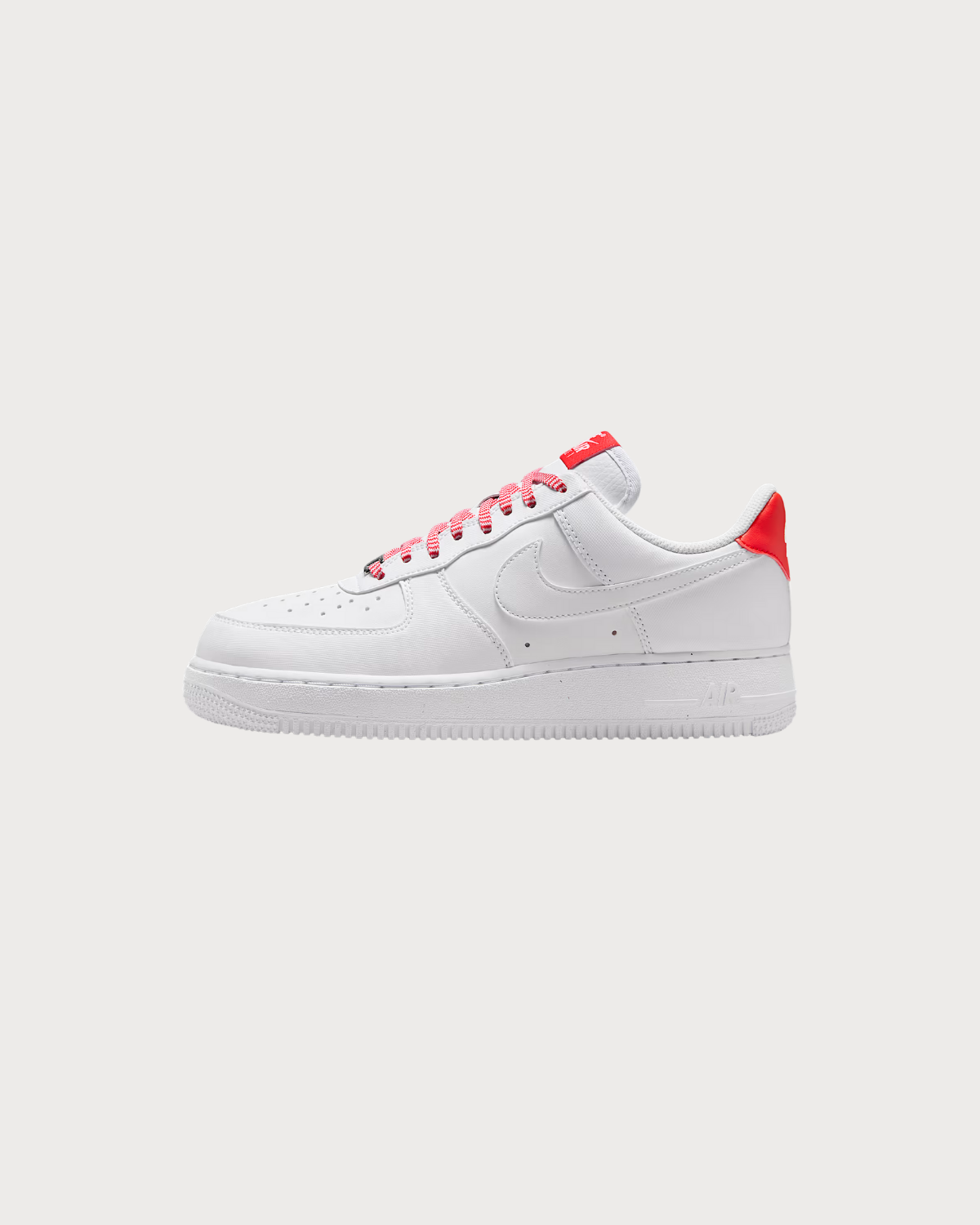 Nike Air Force 1 Low '07 White Pink Foam Metallic Silver Light Crimson