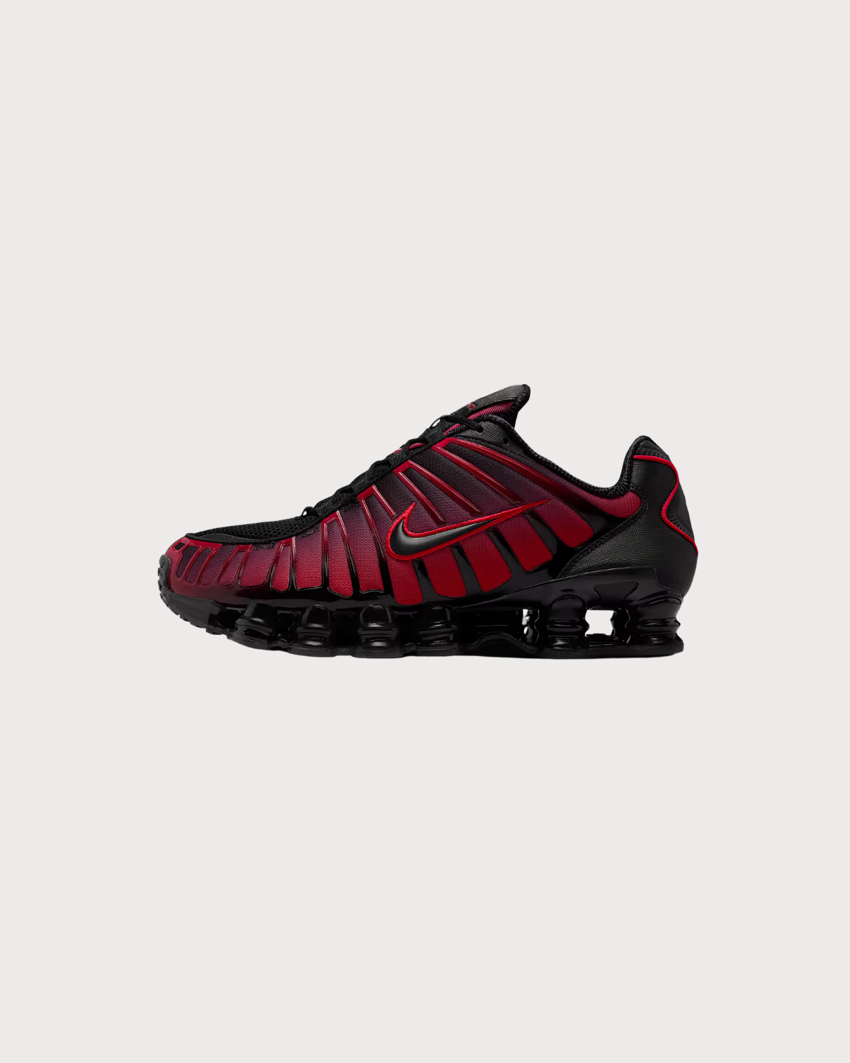 Nike Shox TL Black University Red Gradient