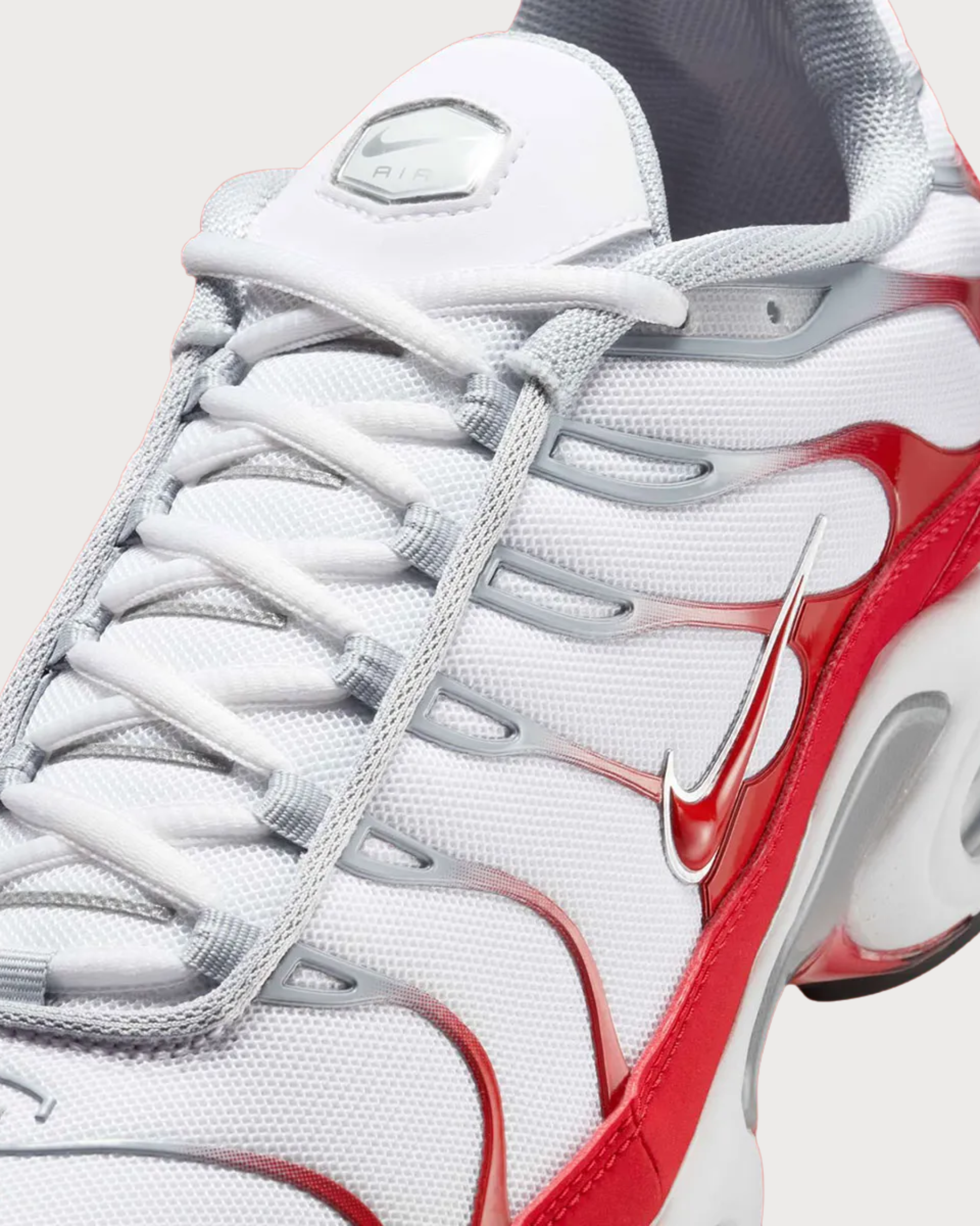 Nike Air Max Plus White University Red