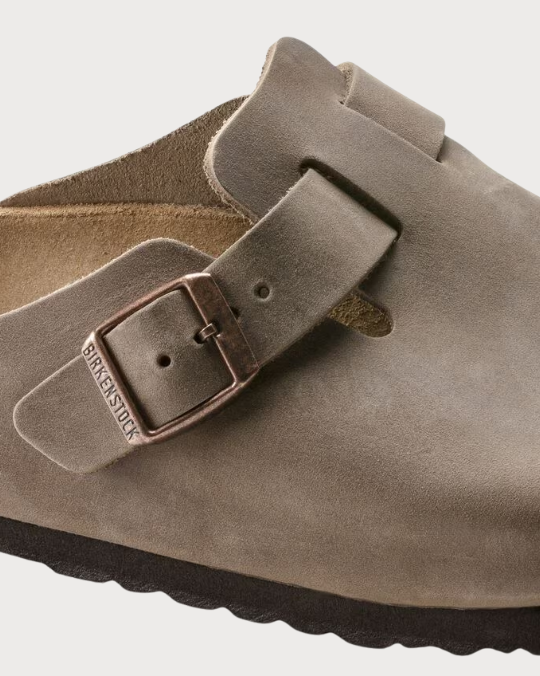 Birkenstock Boston Oiled Leather Tobacco Brown 
