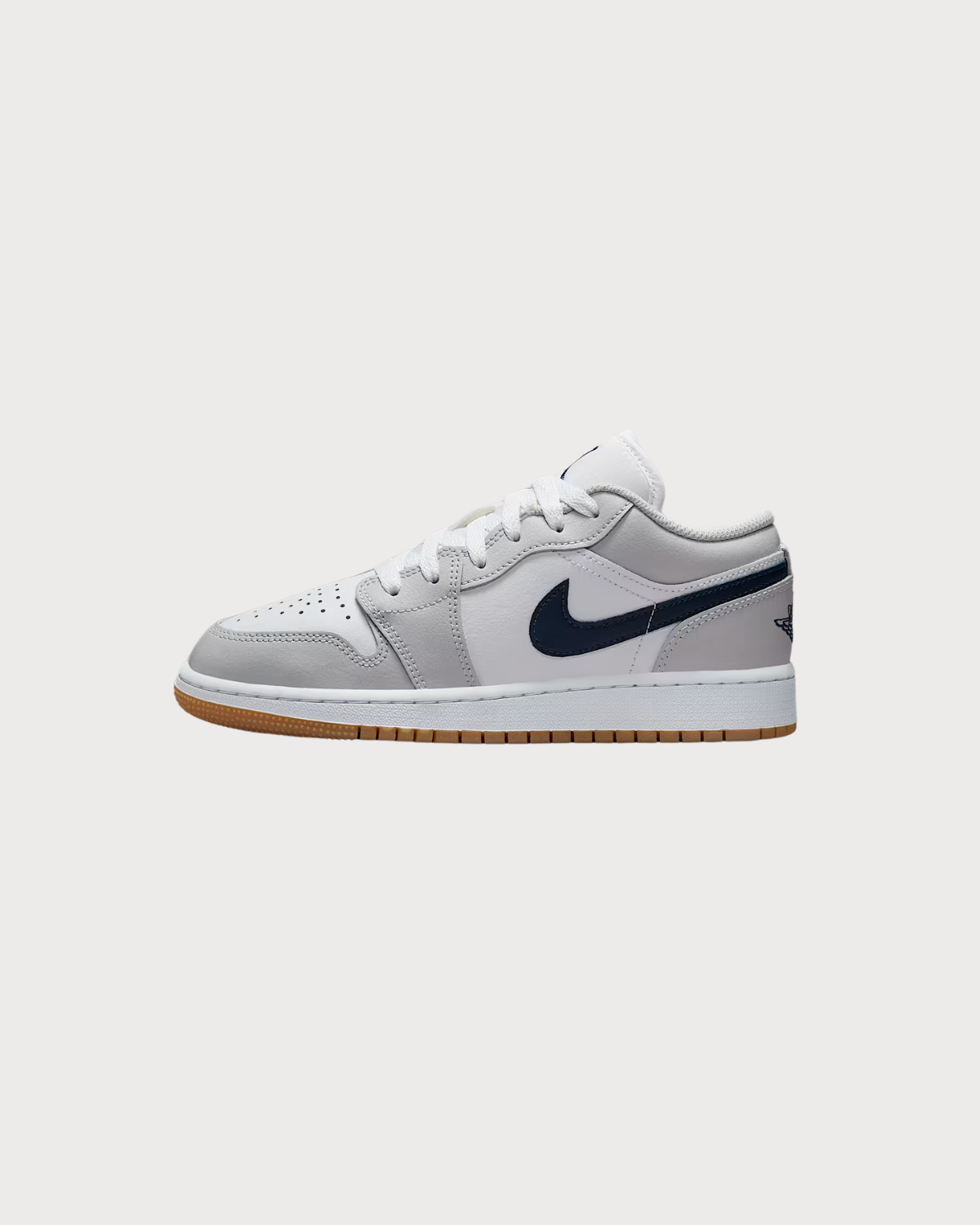 Air Jordan 1 White Neutral Grey Gum Midnight Navy