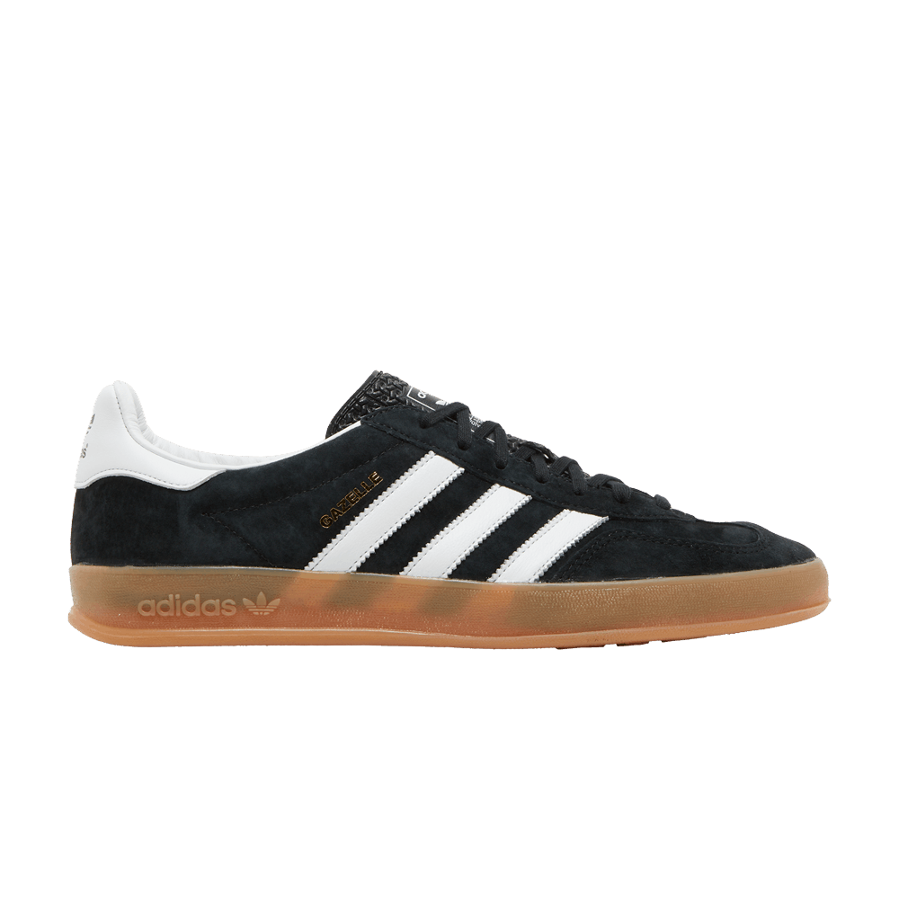 Adidas Gazelle Black White Gum