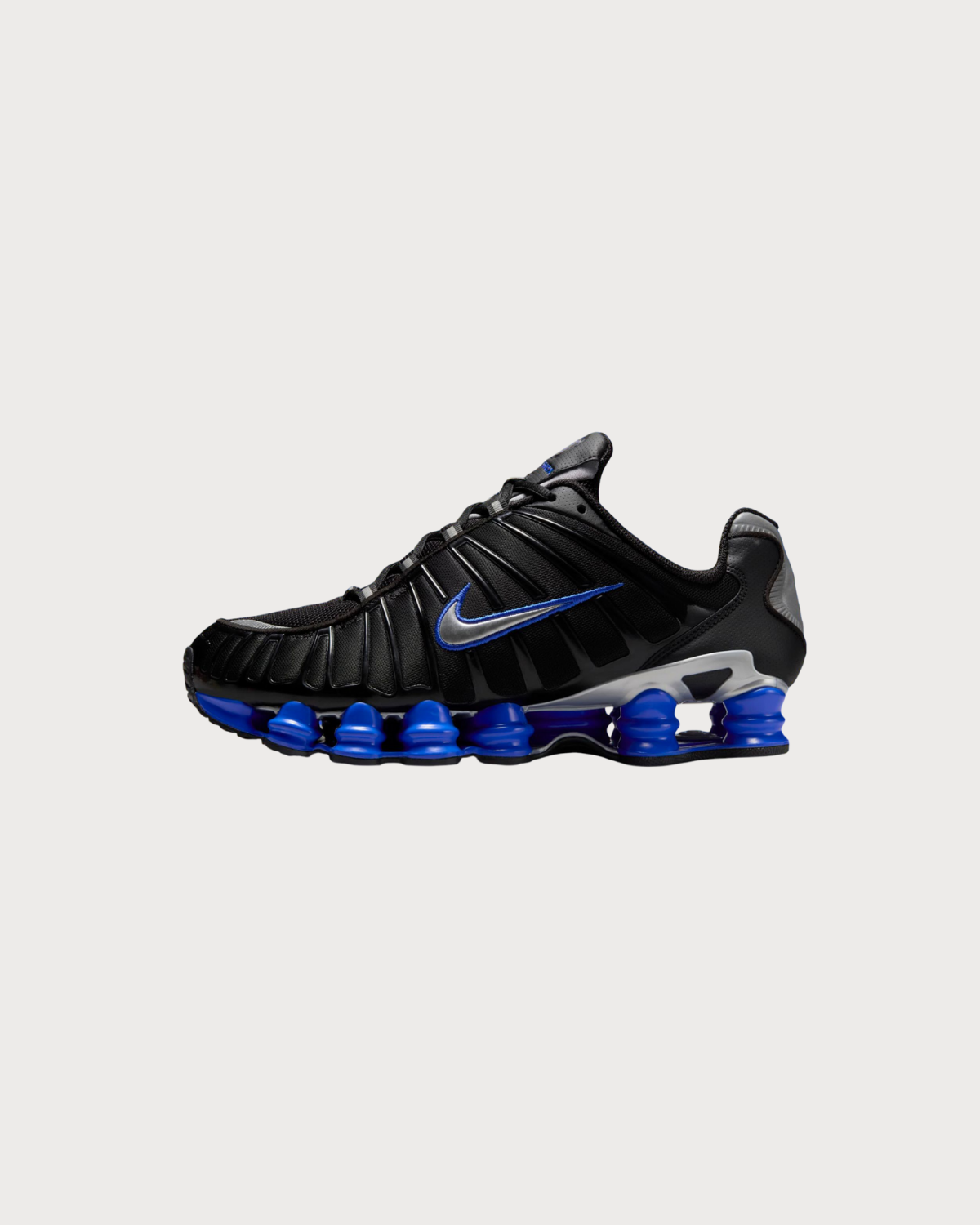 Nike Shox TL Black Racer Blue Metallic Silver