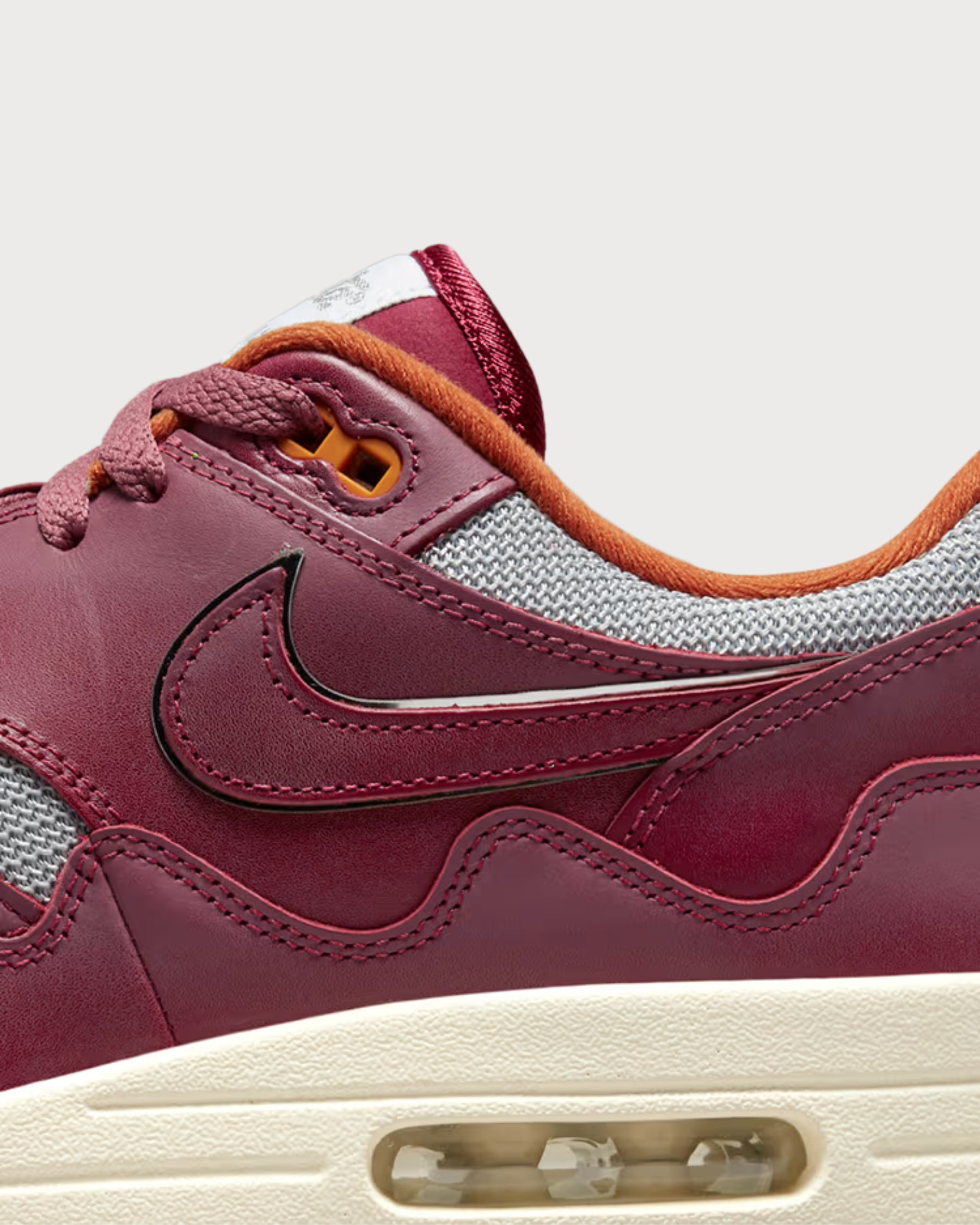 Nike Air Max 1 Patta Waves Rush Maroon 
