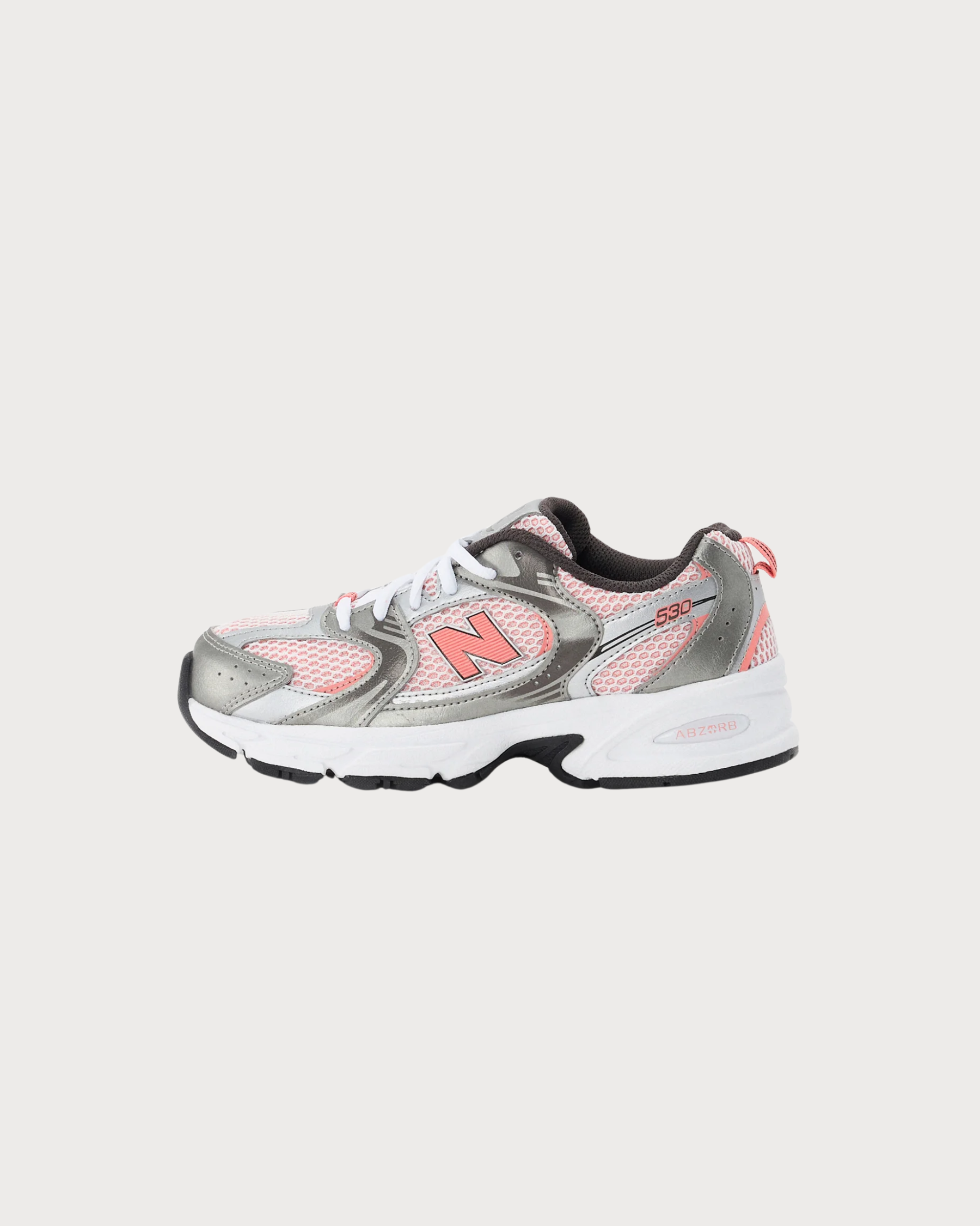 New Balance 530 Dark Silver Metallic/Sunfade Rose 