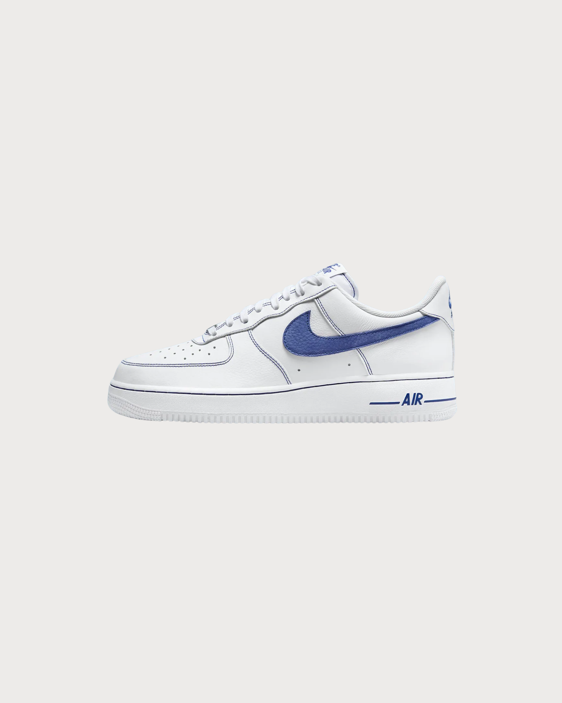 Nike Air Force 1 Low '07 LV8 White Deep Royal Blue 