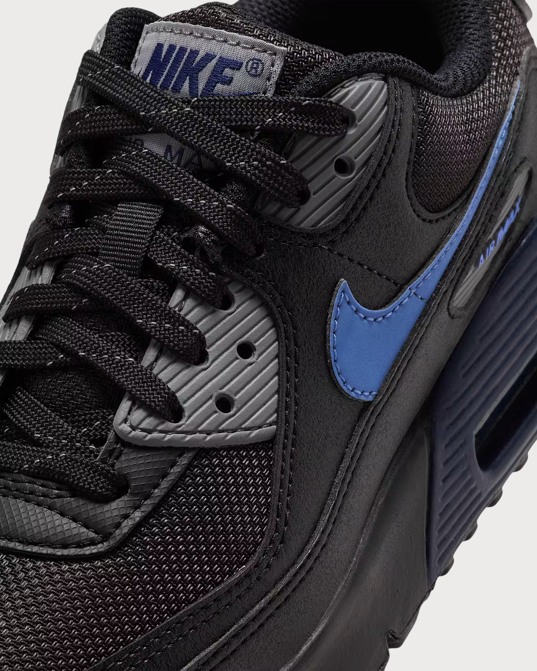 Nike Air Max 90 Black/Midnight Navy/Royal Next Nature (GS) 