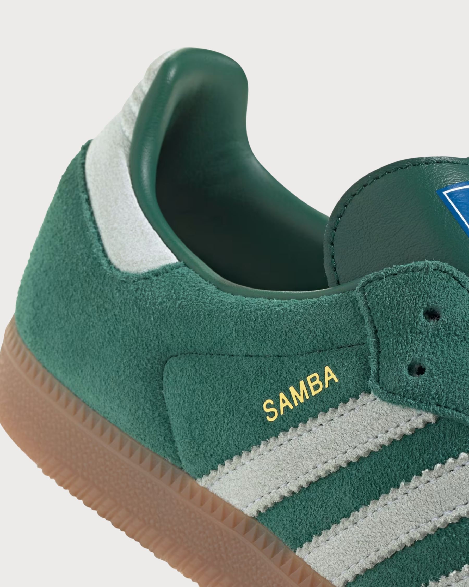 Adidas Samba OG Collegiate Green Gum Grey Toe 