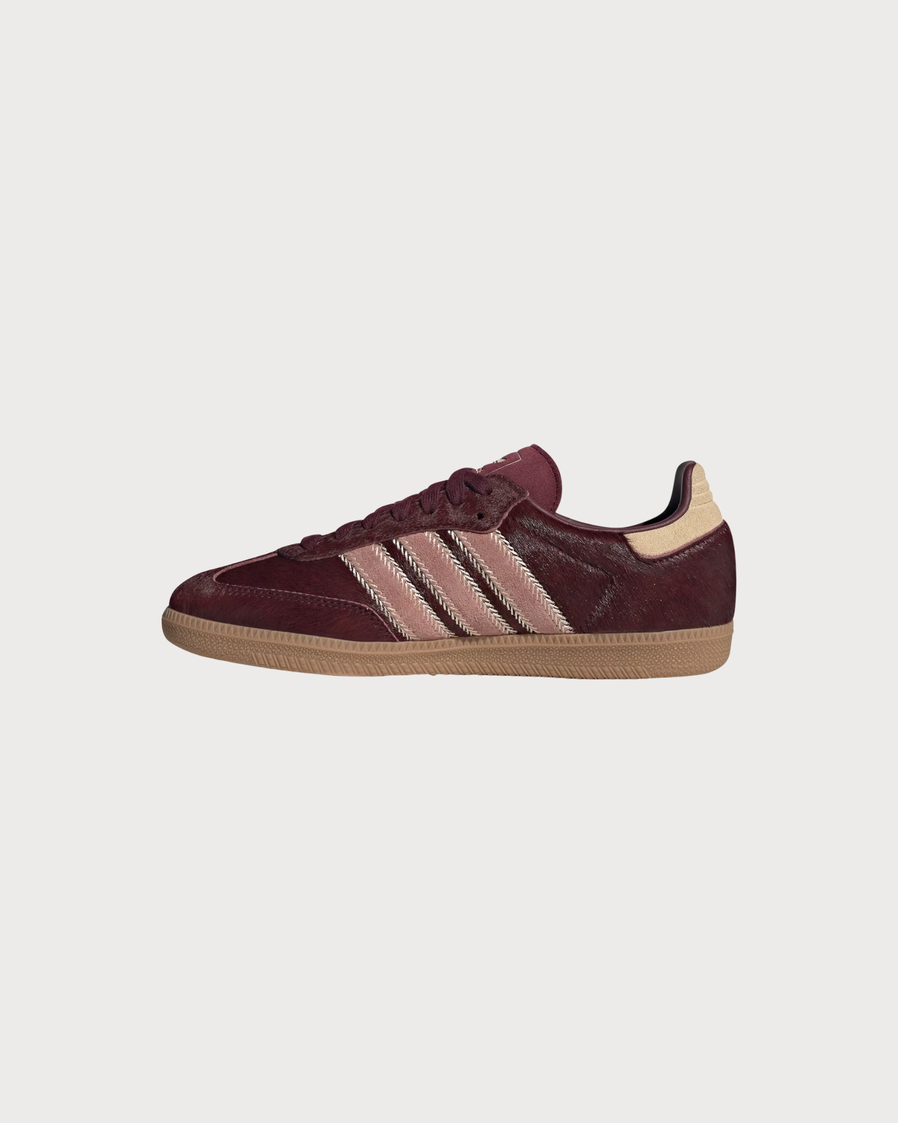 Adidas Samba OG Maroon Sand Strata Pony (W) 