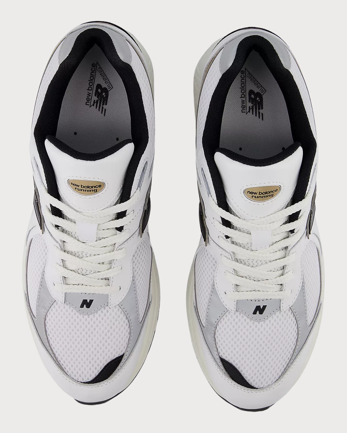 New Balance 2002R White Black Gold Metallic 