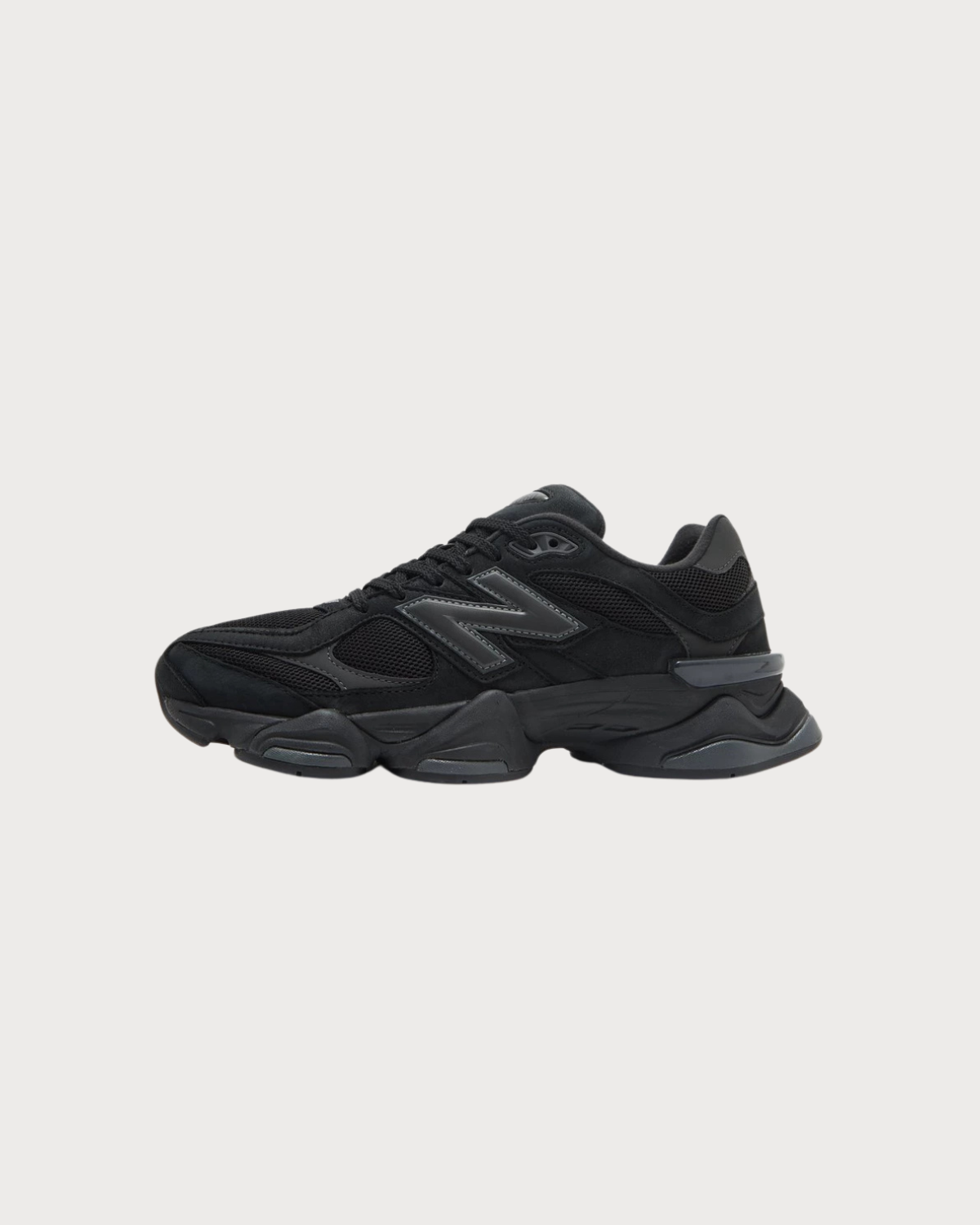 New Balance 9060 Triple Black Leather
